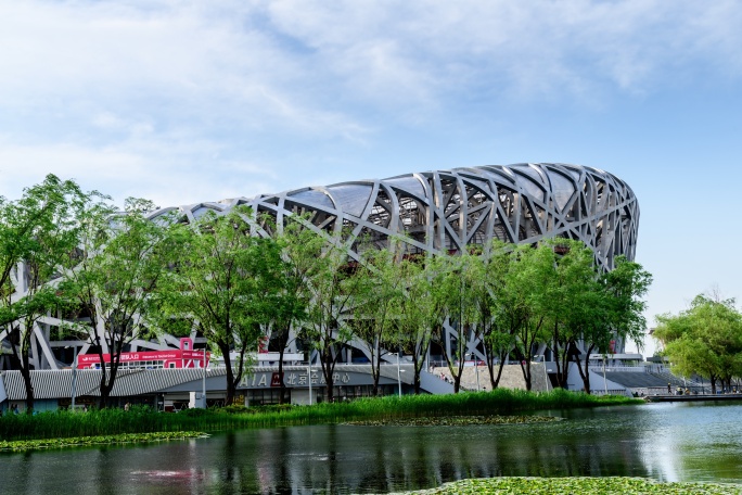 8K北京国家体育场鸟巢风光延时