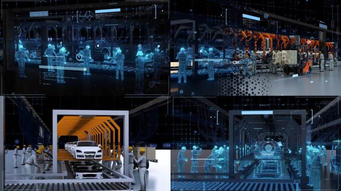 智慧科技工业汽车制作自动生产线ALL01