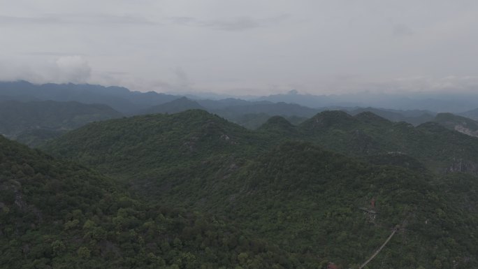 常山县4A景区三衢石林LOG模式4K素材