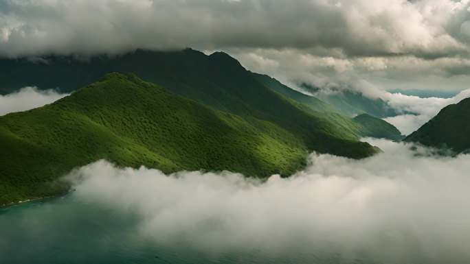 震撼云海云层