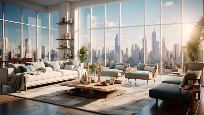 虚拟公寓之旅现代城市生活空间