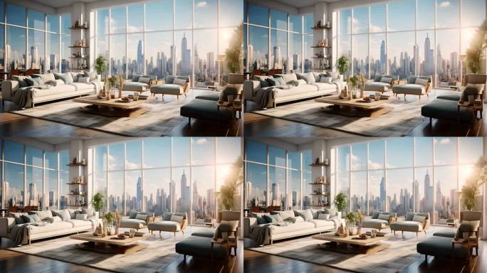 虚拟公寓之旅现代城市生活空间