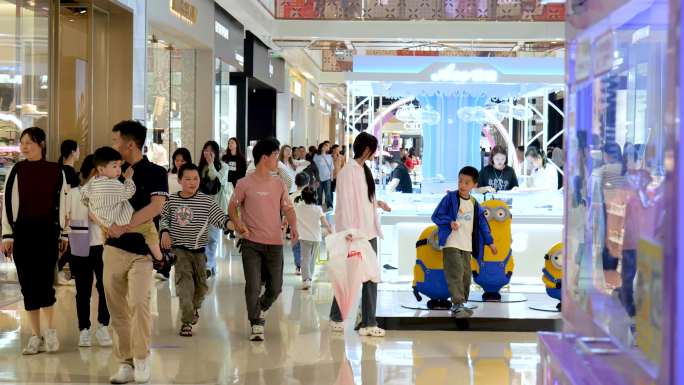 节假日商场客流商场购物门店橱窗门店客流