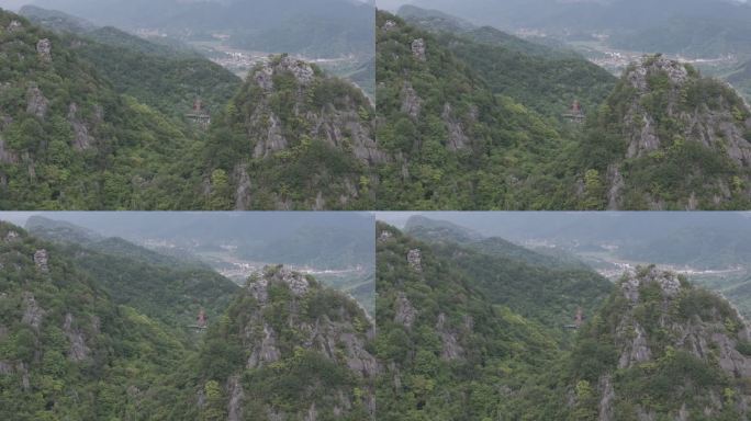 常山县4A景区三衢石林LOG模式4K素材