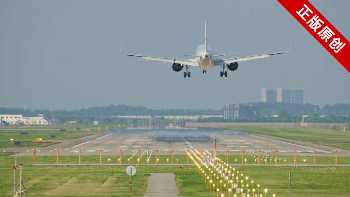 多角度飞机降落特写各航空公司4K50p