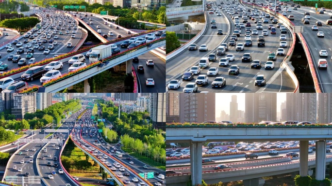 城市车流 堵车