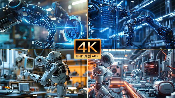 数字化智能工业机械臂 仿生AI科技机器人