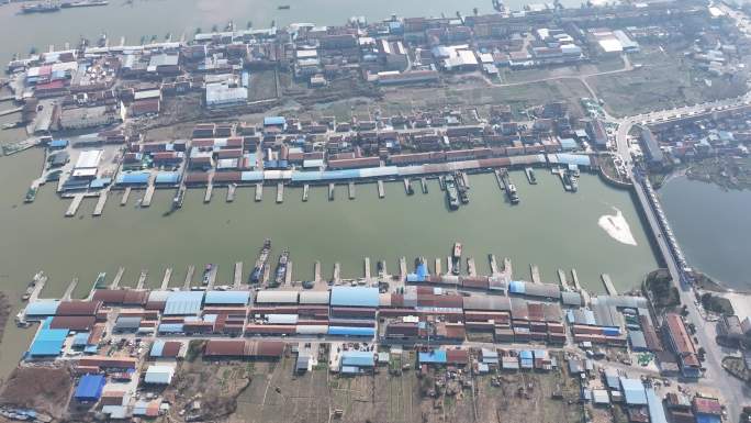 4K-Log-航拍国家中心渔港黄沙港
