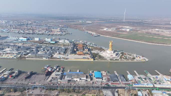 4K-Log-航拍国家中心渔港黄沙港