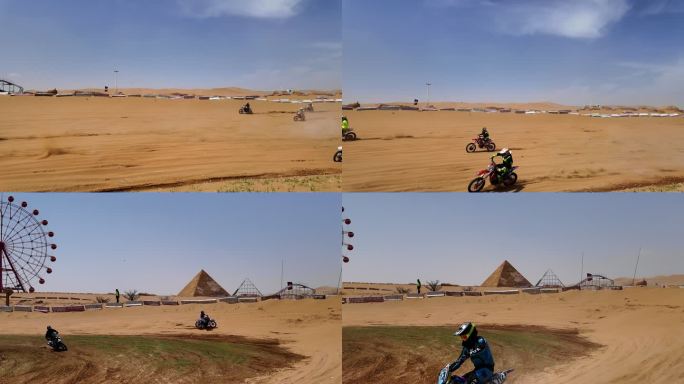 摩托车沙漠赛