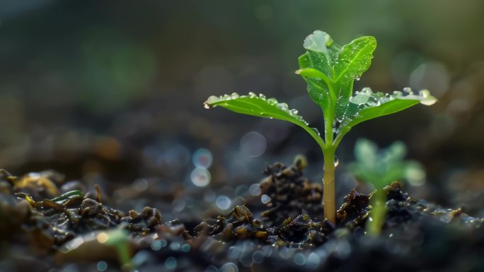 泥土幼苗生长小草合集