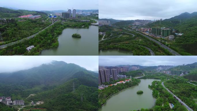 4K航拍短片.郴州王仙湖公园
