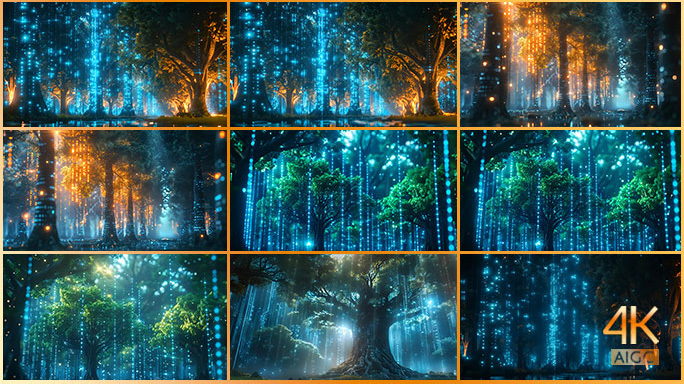数字化植树造林 树木森林植被环境智能管理