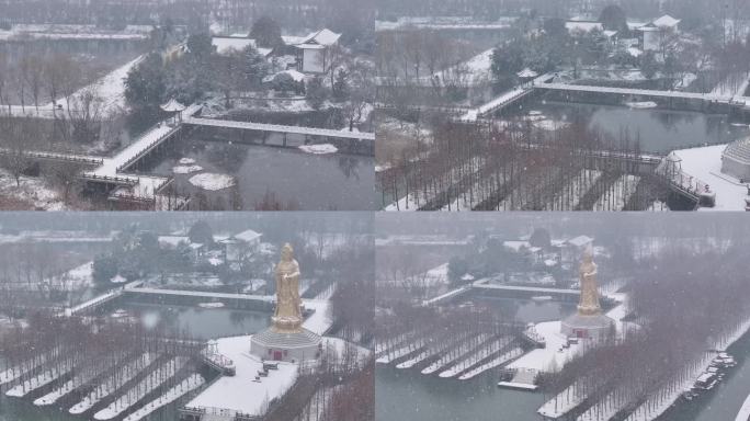 4K-Log-航拍盐城大纵湖旅游度假区