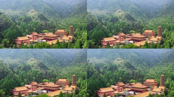 浙江天目山禅源寺风光