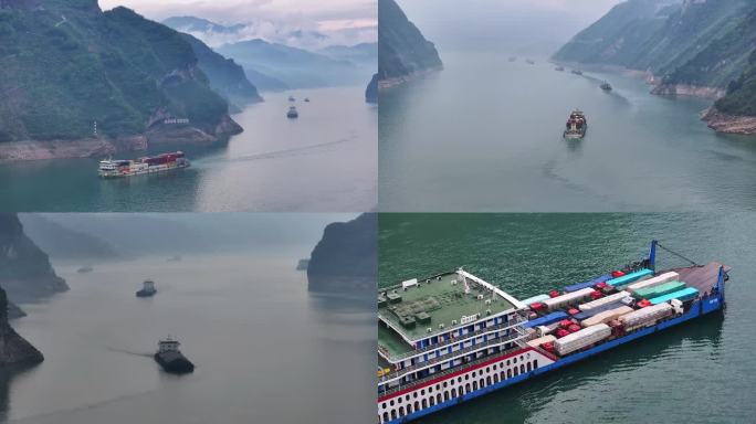 烟雨三峡别样美