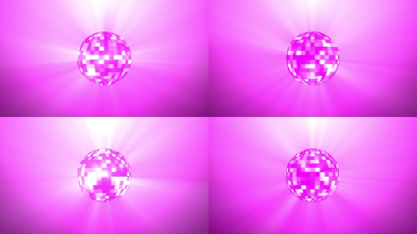 霓虹灯 发光球 水晶球 4k分辨率