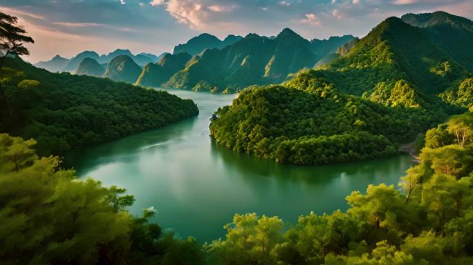 桂林美丽山水风景