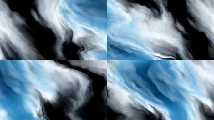 抽象艺术流动颜料水墨创意国风短片1325