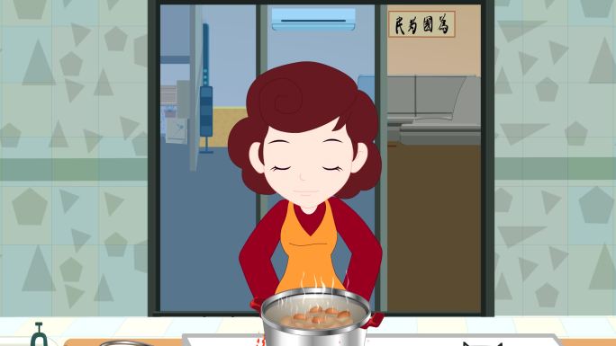 厨房做饭动画