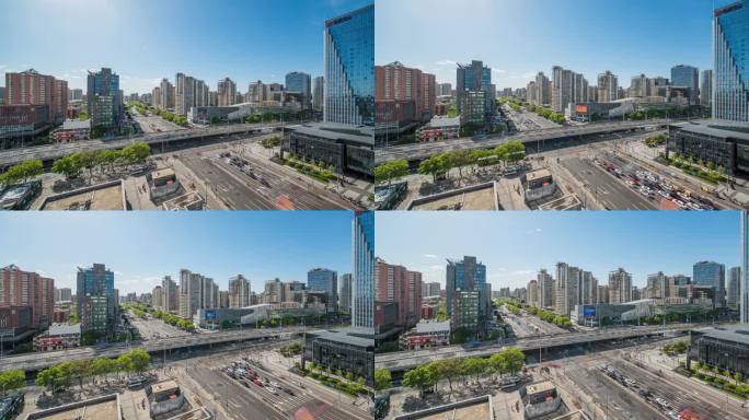 北京双井桥路口交通
