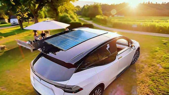 太阳能 新能源智能汽车 自驾游 户外露营