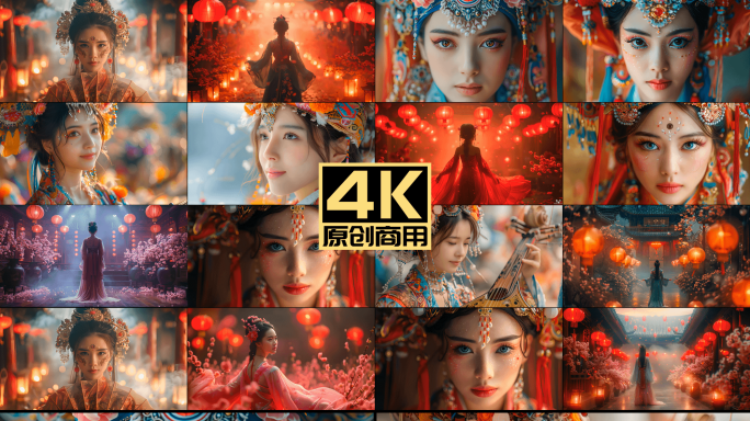 【合集】4K中国古装女性