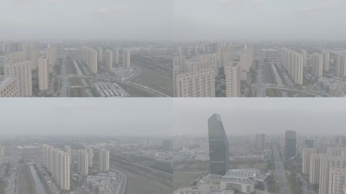 上海奉贤新城建筑航拍