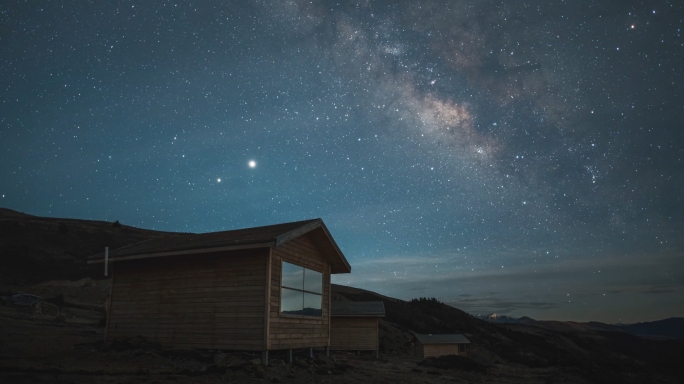 高原星空银河延时摄影合集