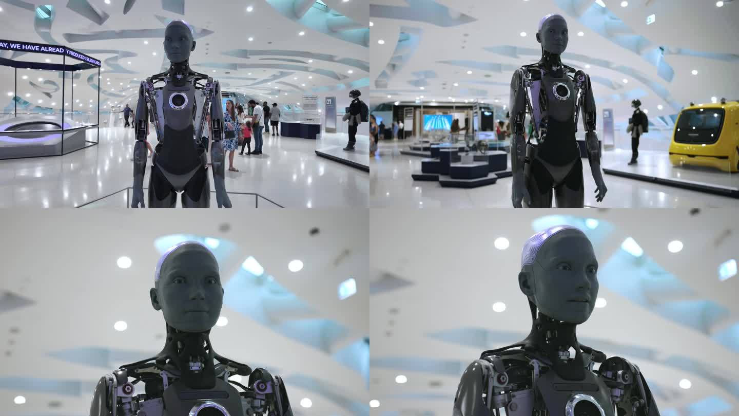迪拜未来博物馆人形机器人