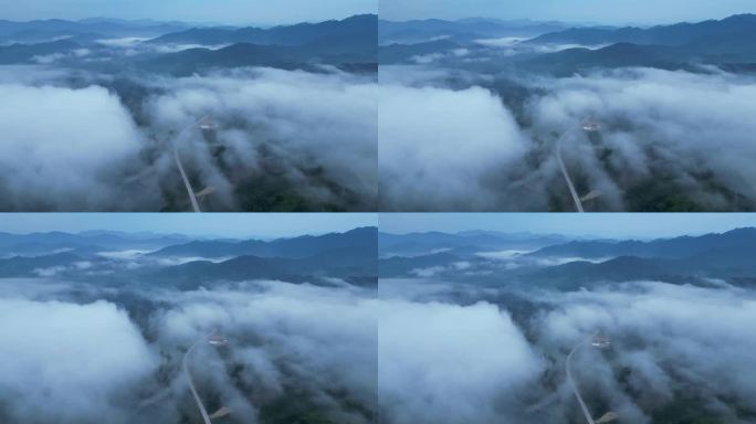 山区云雾风景
