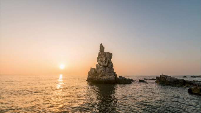 海上日落