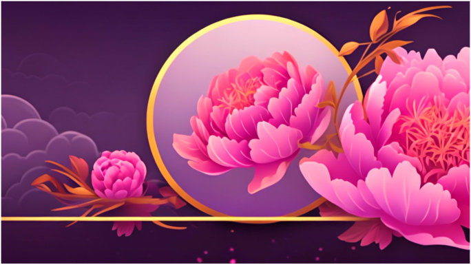 中国风 舞台背景 传统节日背景 中秋祝福