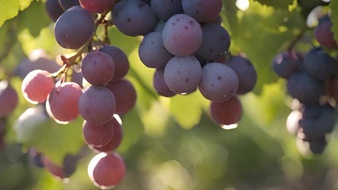 葡萄成熟丰收