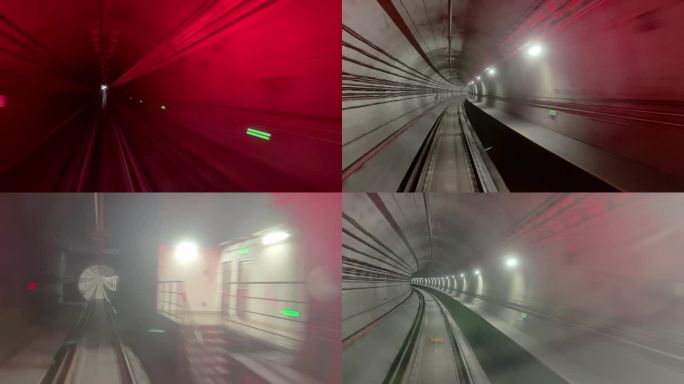 地铁隧道穿梭 无人驾驶 8749