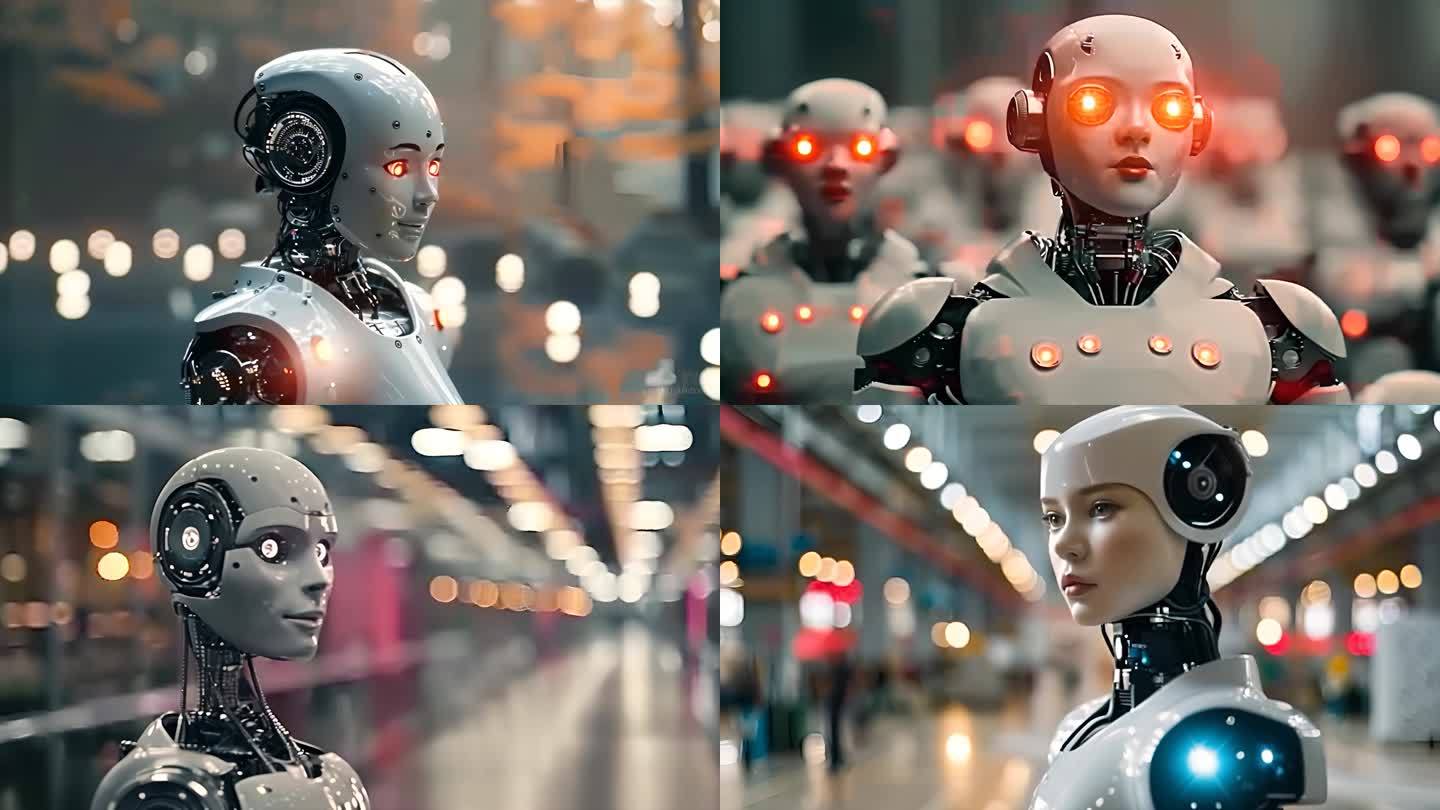 人型人工智能机器人ai素材原创40