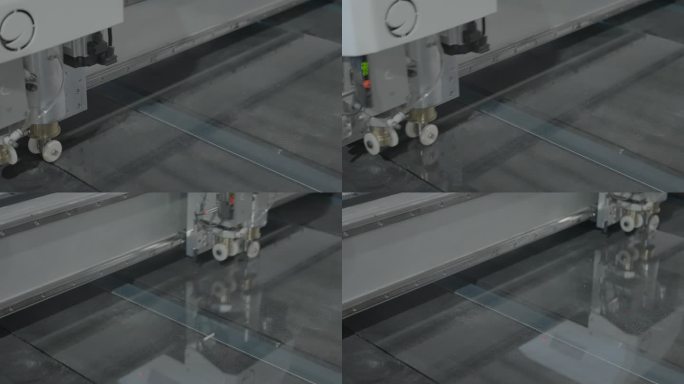工厂车间 玻璃厂 玻璃生产 机器人