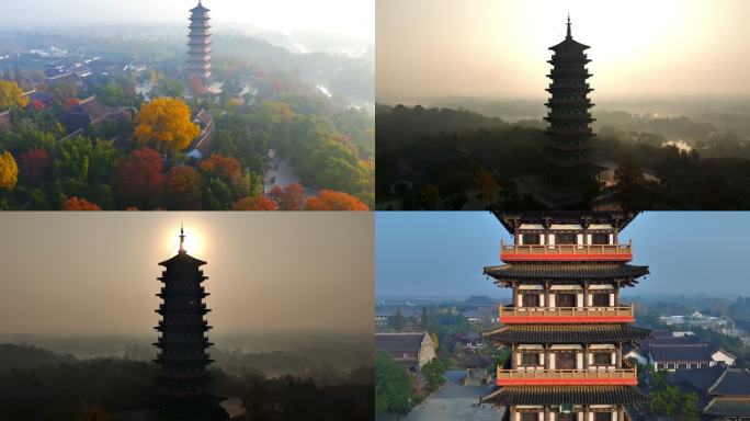 【4K】扬州大明寺栖灵塔