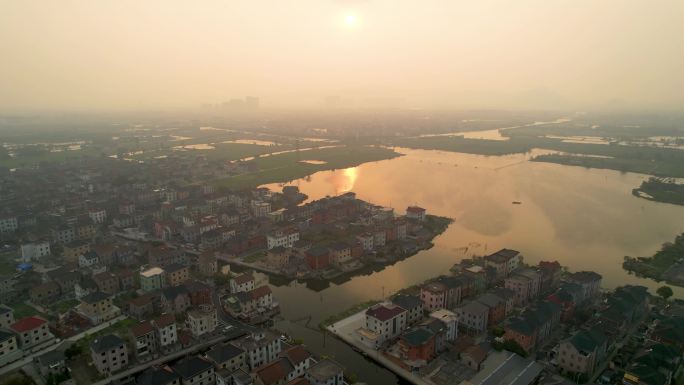 杭州临平丁山湖湿地风光