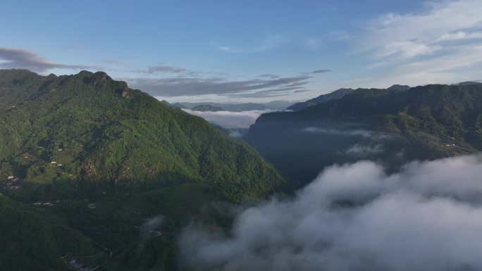 湖南常德石门壶瓶山航拍