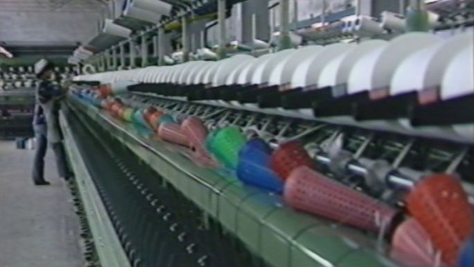 80年代、90年代  纺织行业 纺织女工