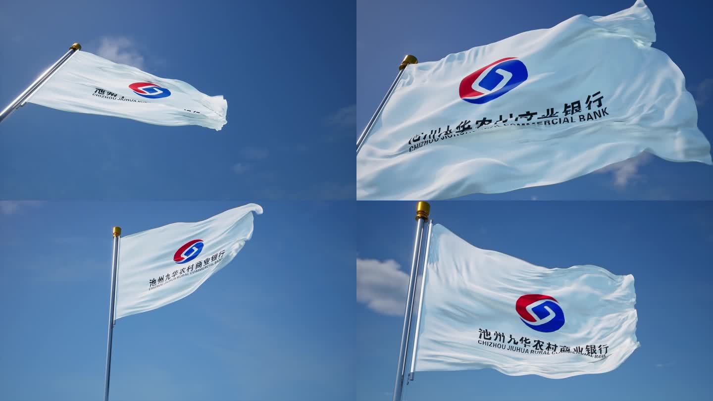 池州九华农商银行旗帜