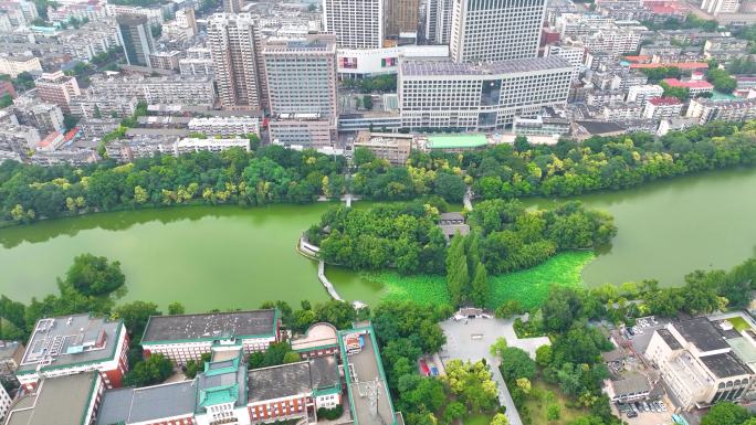 安徽省合肥市城市地标风景风光宣传片航拍