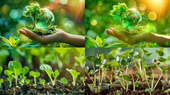 绿色植物 保护树林 世界地球日