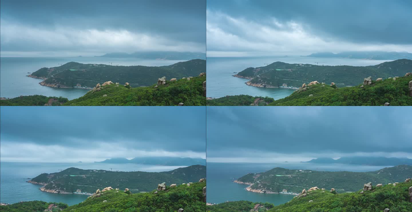 二四年海岛暴风雨来临前的云