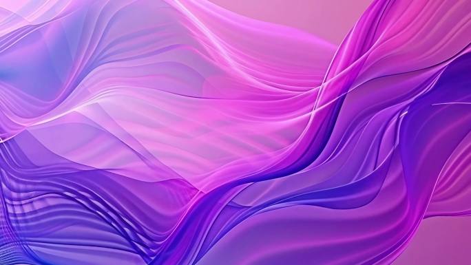 紫红丝绸流动