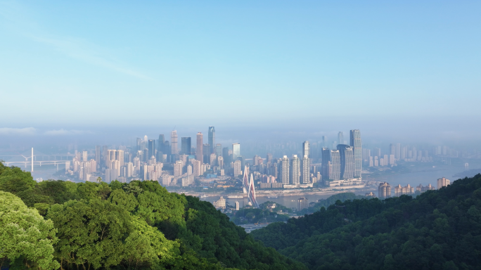 重庆城市航拍全景