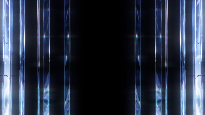 水晶玻璃转场拉开带蒙版
