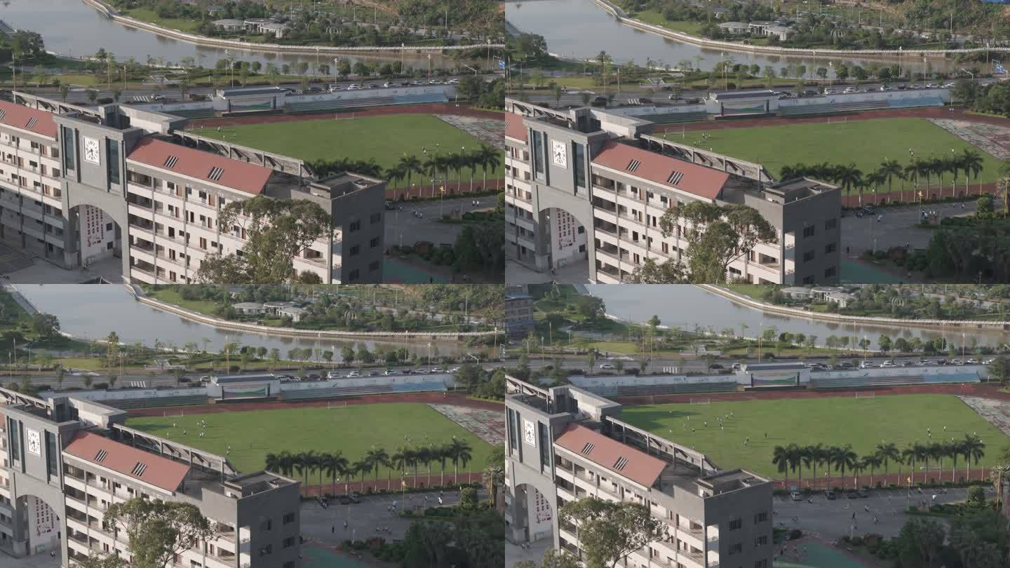 校园 操场 建筑 学校 运动 青春 朝气