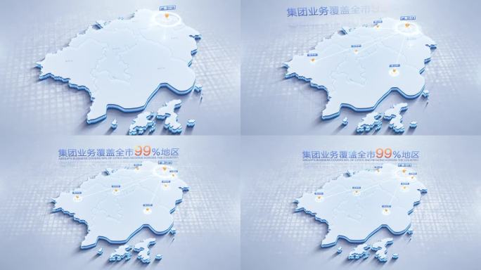 广东江门地图辐射